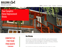 Tablet Screenshot of buildingart.ca